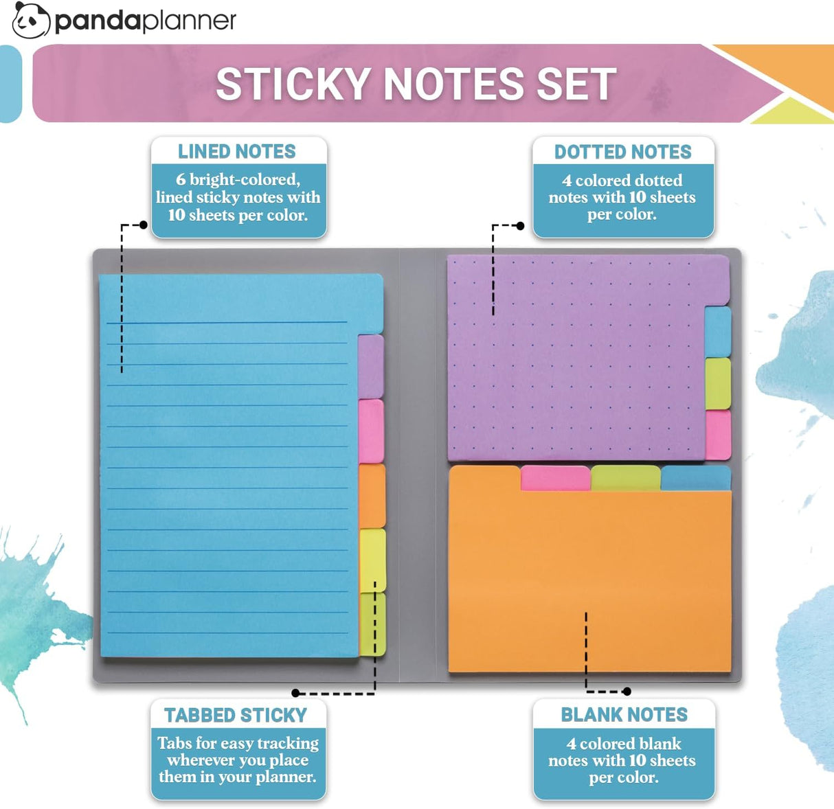 Planners Sticky Notes for Organization & Productivity
