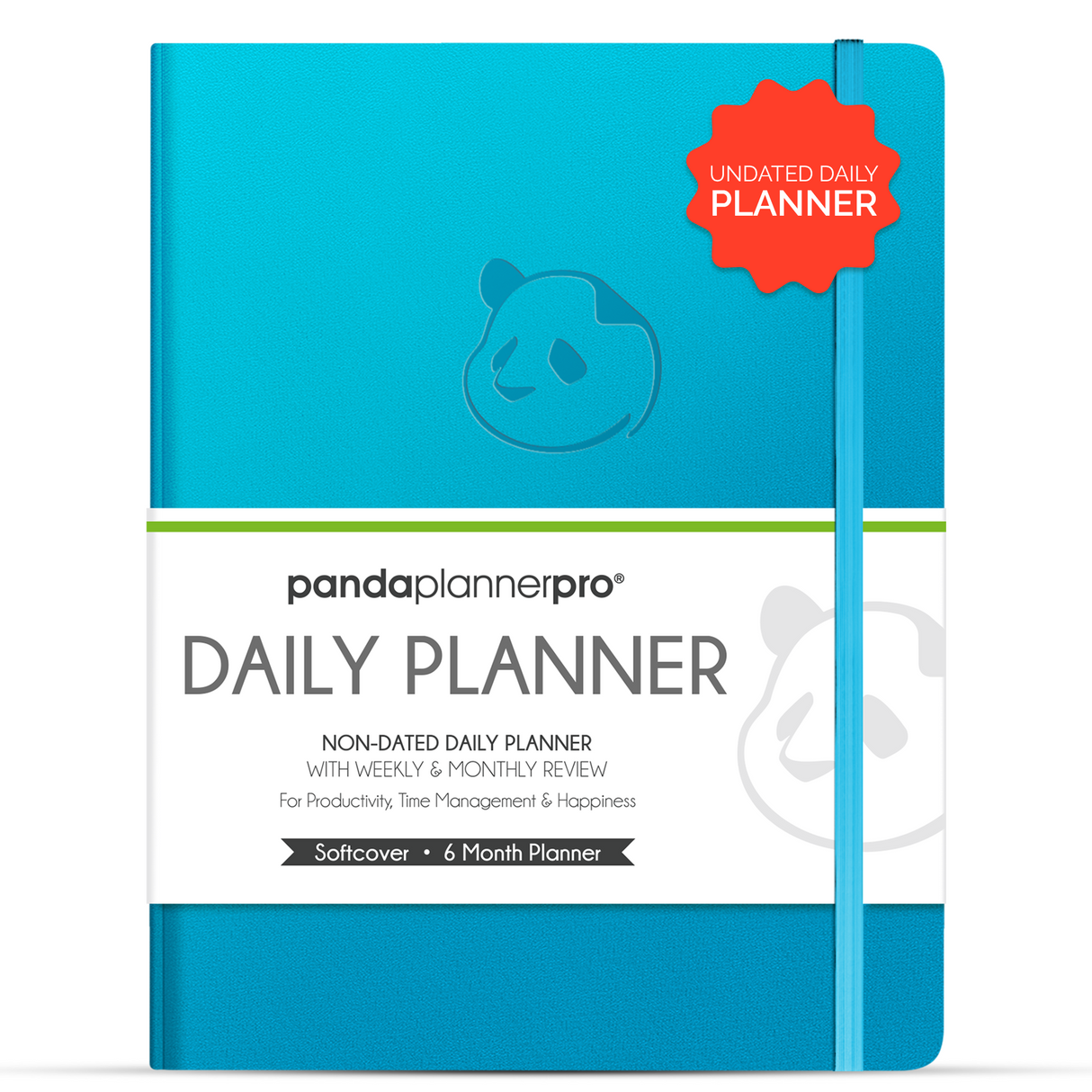 6 Month Panda Pro Planners – Large Daily Planner in 3 Sections