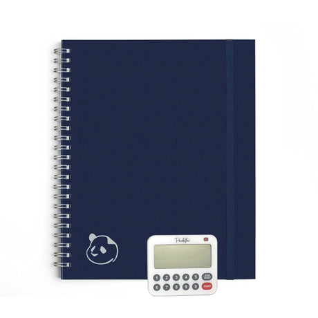 6 Month Ultimate Productivity Bundle - Spiral Planner with Goal Setting, Monthly, Weekly & Daily Pages and Timer For Increased Focused 8.5" x 10.5" Spiral Undated