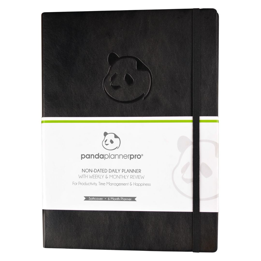 6 Month Panda Pro Planners – Large Daily Planner in 3 Sections