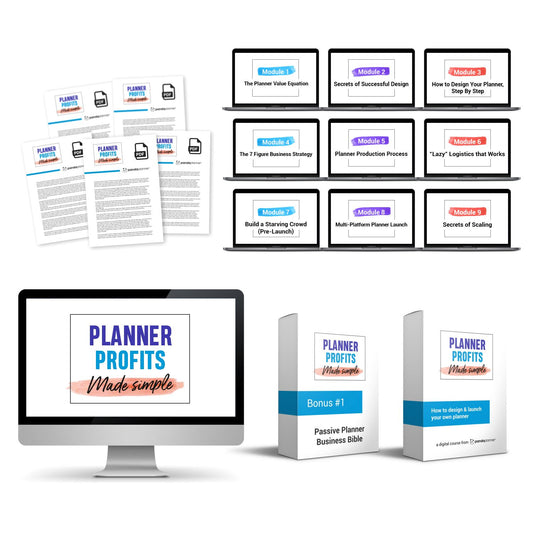 Planner Profits Made Easy Digital Course Panda Planner 