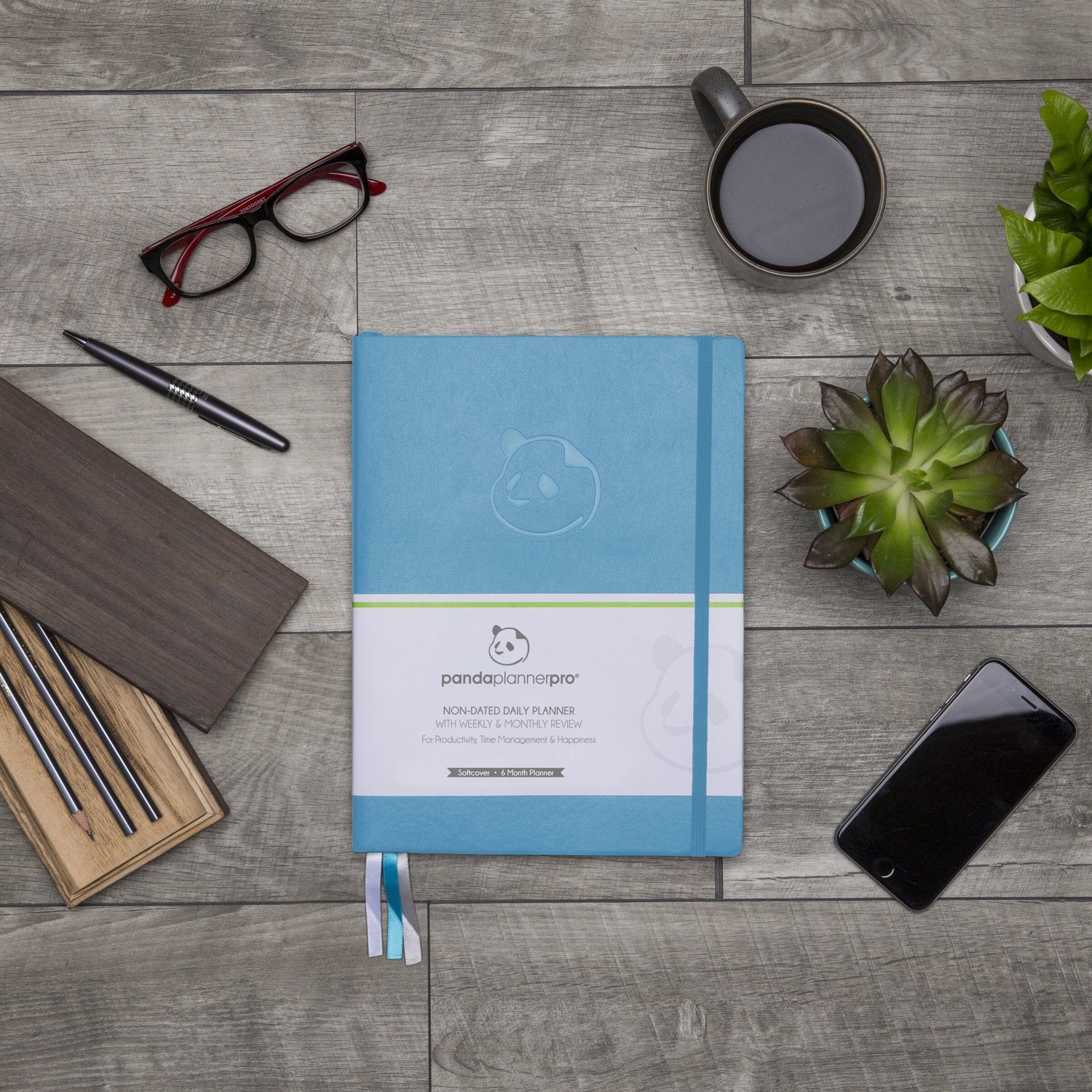 Panda Planner Pro Cyan Panda Planner