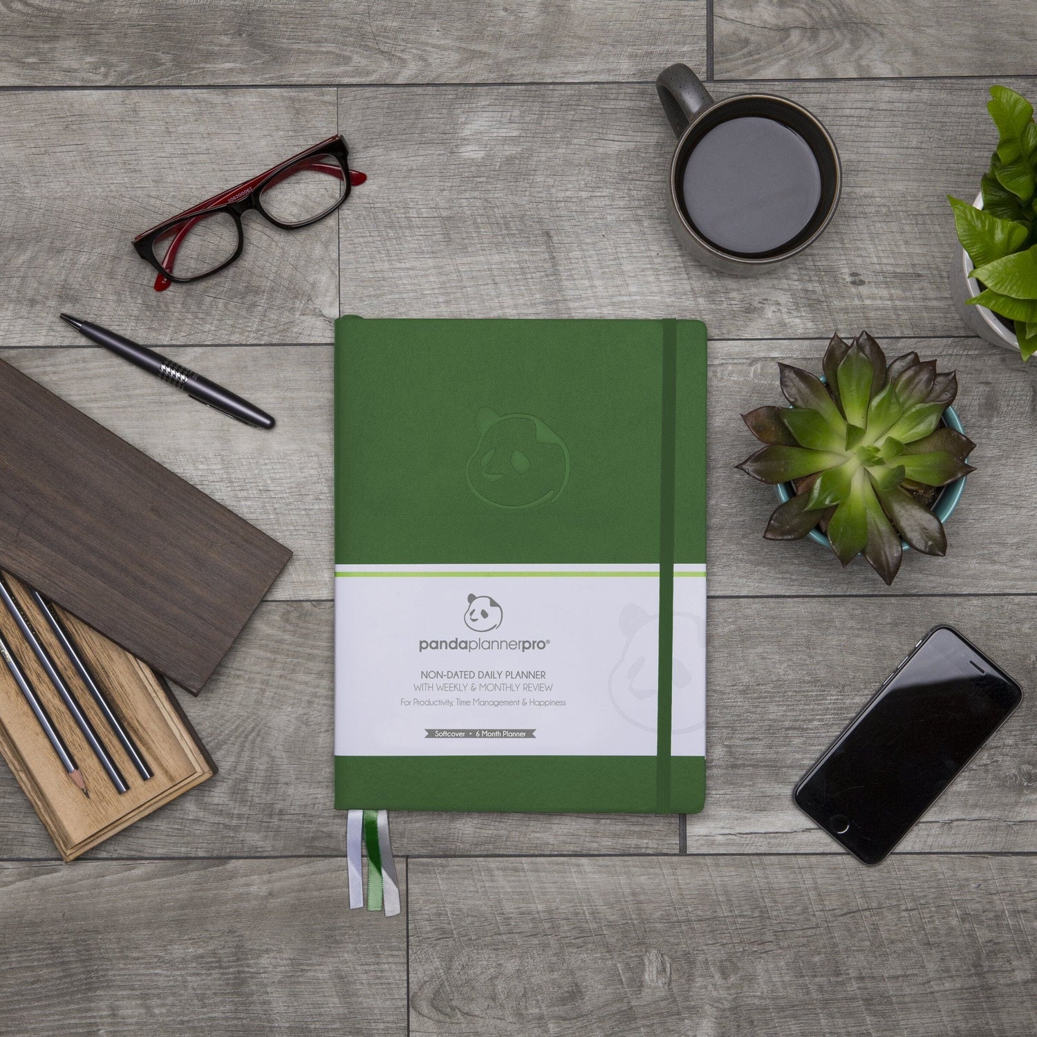 Panda Planner Pro Green Panda Planner