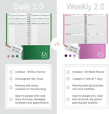 12-Month Weekly 2.0: Monthly Calendar & Weekly Planning