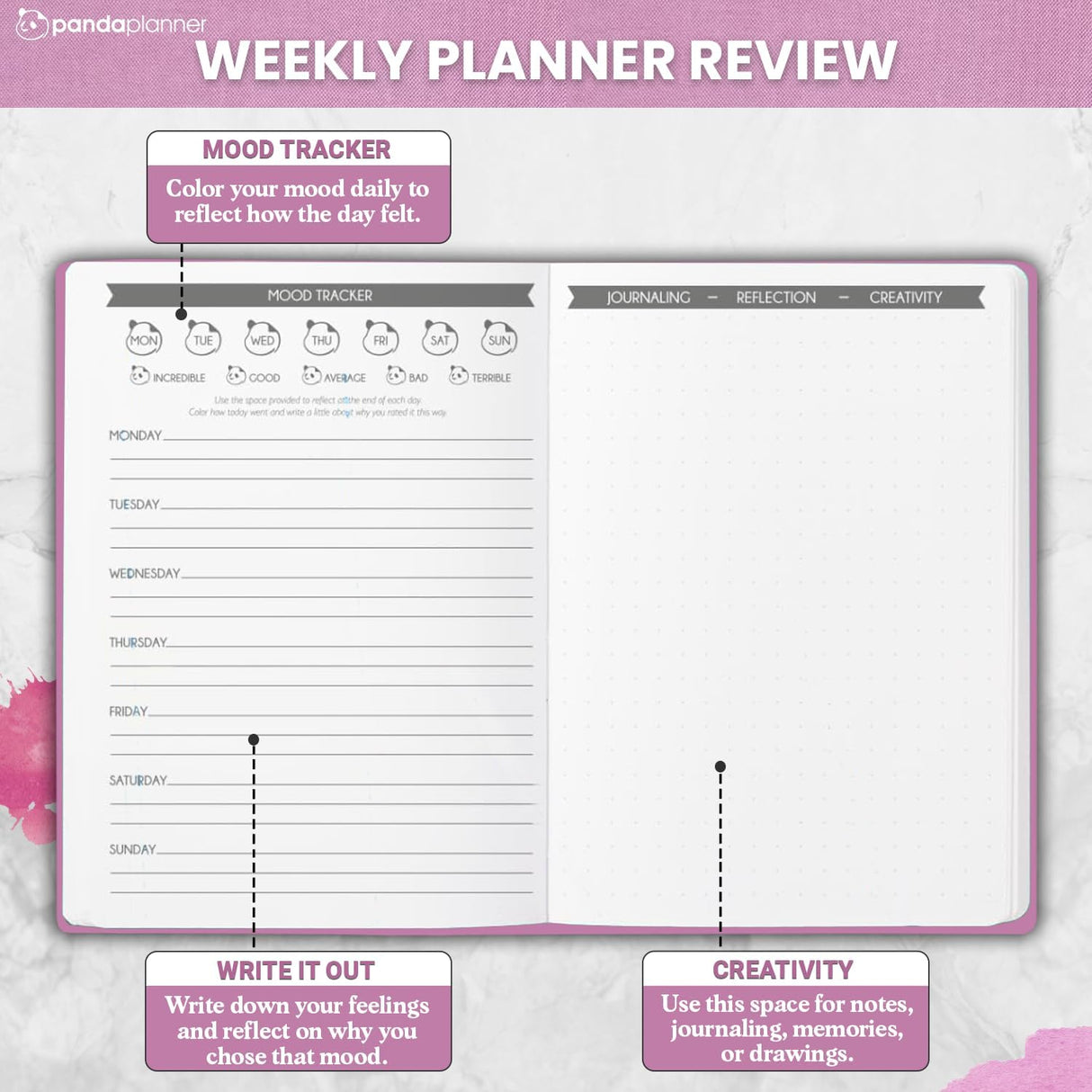 12 Month Weekly Health Planner: Take Control of Your Mental Health