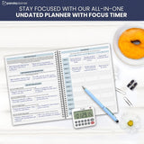 Ultimate 6 Month Productivity Bundle - Spiral Planner and Timer For Increased Focused