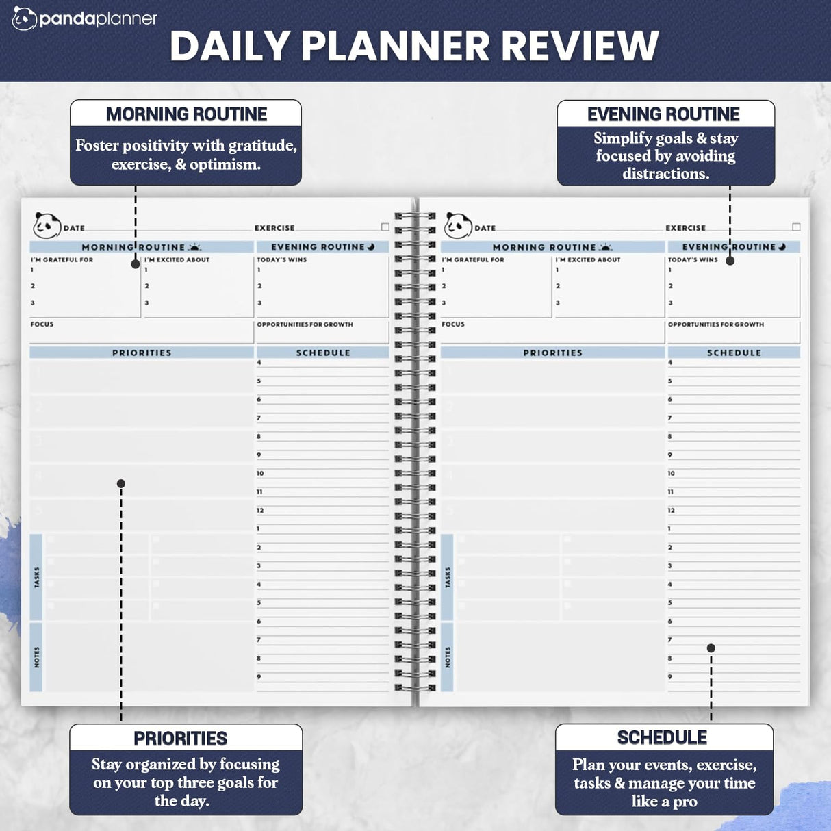 Ultimate 6 Month Productivity Bundle - Spiral Planner and Timer For Increased Focused