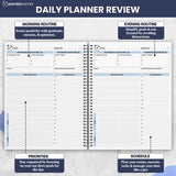 Ultimate 6 Month Productivity Bundle - Spiral Planner and Timer For Increased Focused