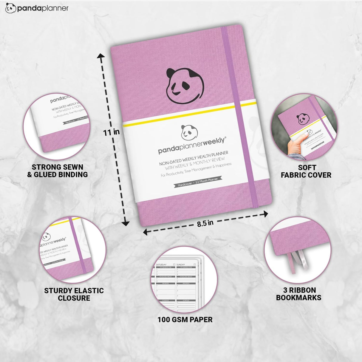 12 Month Weekly Health Planner: Take Control of Your Mental Health