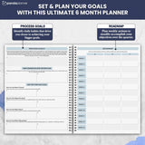Ultimate 6 Month Productivity Bundle - Spiral Planner and Timer For Increased Focused