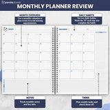 Ultimate 6 Month Productivity Bundle - Spiral Planner and Timer For Increased Focused