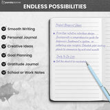 Cloth Hardcover Wide Ruled Notebook Journal