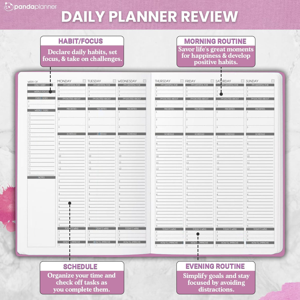 12 Month Weekly Health Planner: Take Control of Your Mental Health