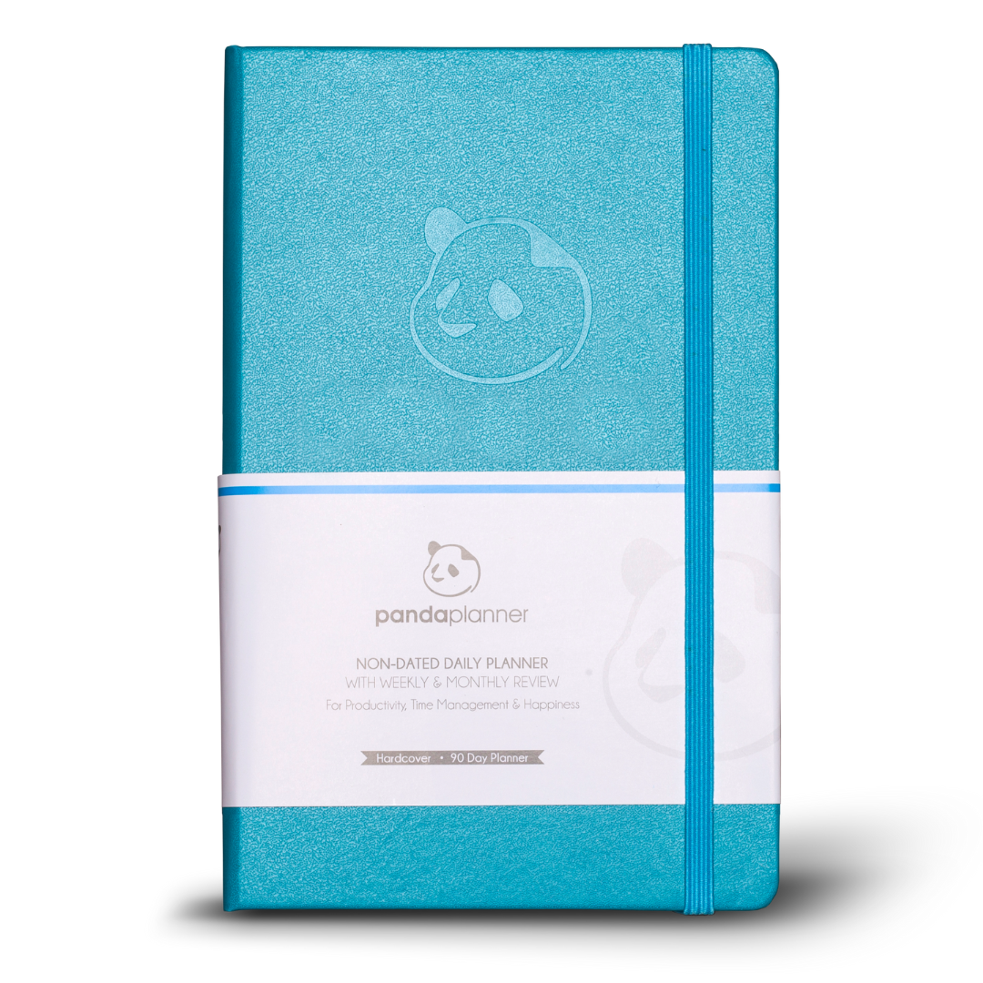 Pland Studio 90-Day Undated Planner - Daily Goal Journal With Habit Tracker, Vision Board, Gratitude Prompts, Charcoal Onyx Hardcover