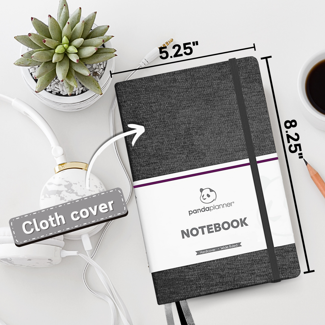 Cloth Hardcover Wide Ruled Notebook Journal