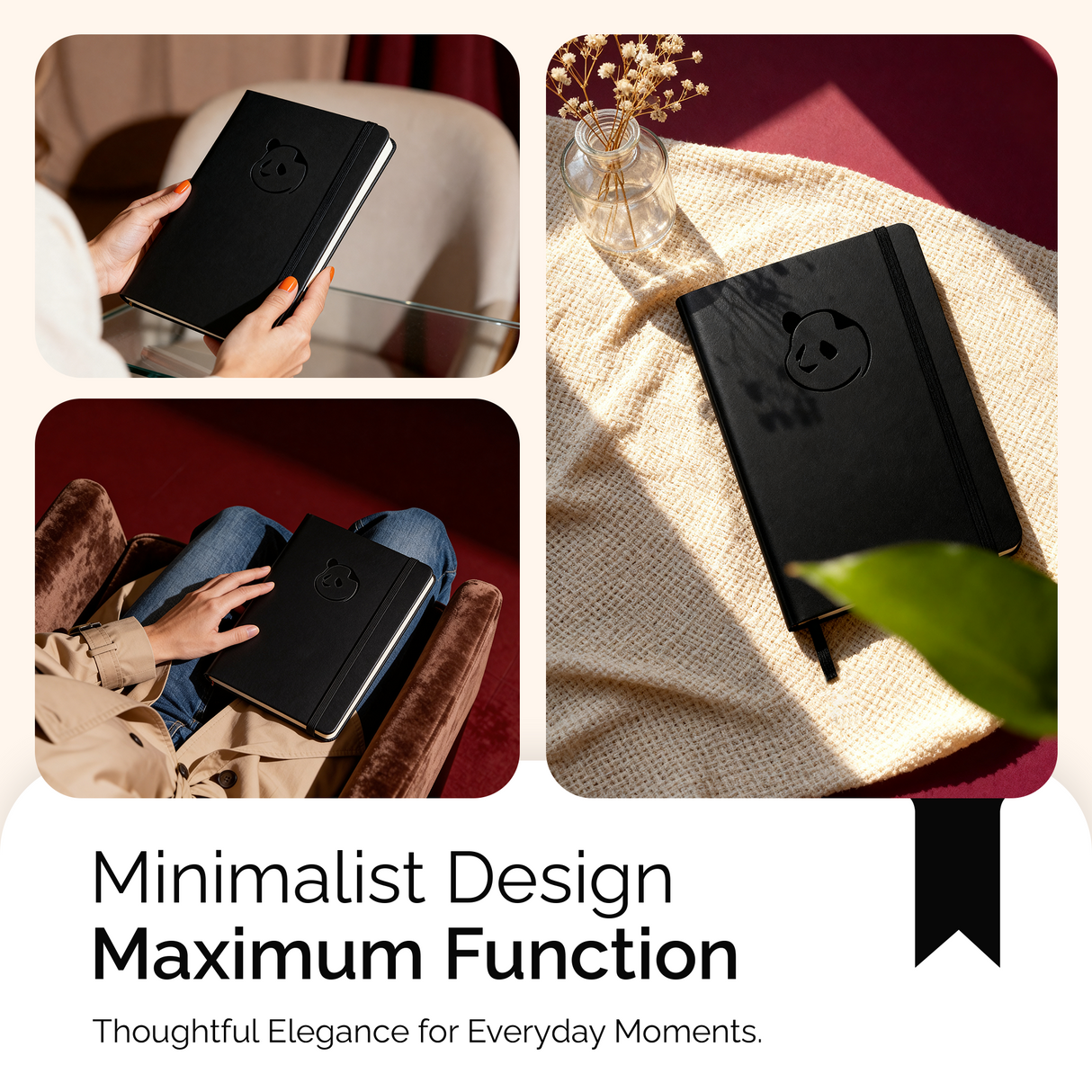 3 Month Panda Classic - Daily Planning in 3 Sections