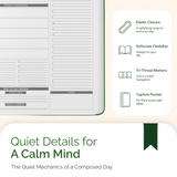 6 Month Panda Pro Planners – Large Daily Planner in 3 Sections