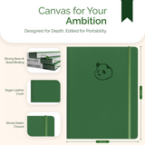 6 Month Panda Pro Planners – Large Daily Planner in 3 Sections