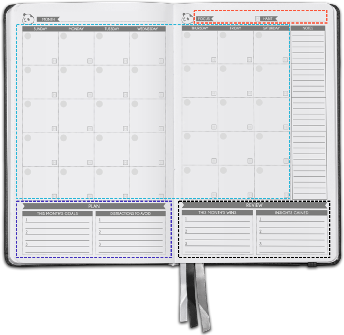 Panda Planner Classic Journal | 3 Month Planner and Gratitude Journal panda-planner-classic-journal-3-month-planner-and-gratitude-journal