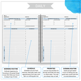 Ultimate 6 Month Productivity Bundle - Spiral Planner and Timer For Increased Focused