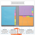Load image into Gallery viewer, 2 - 12 Month Weekly Planner – See Your Weekly Meetings at a Glance & Sticky Notes Organization Bundle
