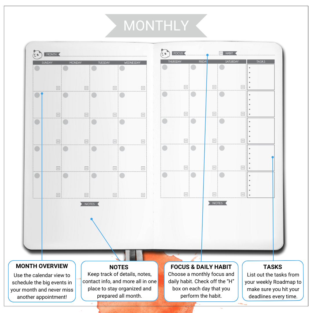 3 Month Entrepreneur Venture Planner for Business Planning