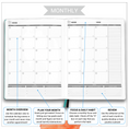 Load image into Gallery viewer, 12 Month Weekly Planner – See Your Weekly Meetings at a Glance & Sticky Notes Organization Bundle
