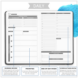 3 Month Panda Classic - Daily Planning in 3 Sections