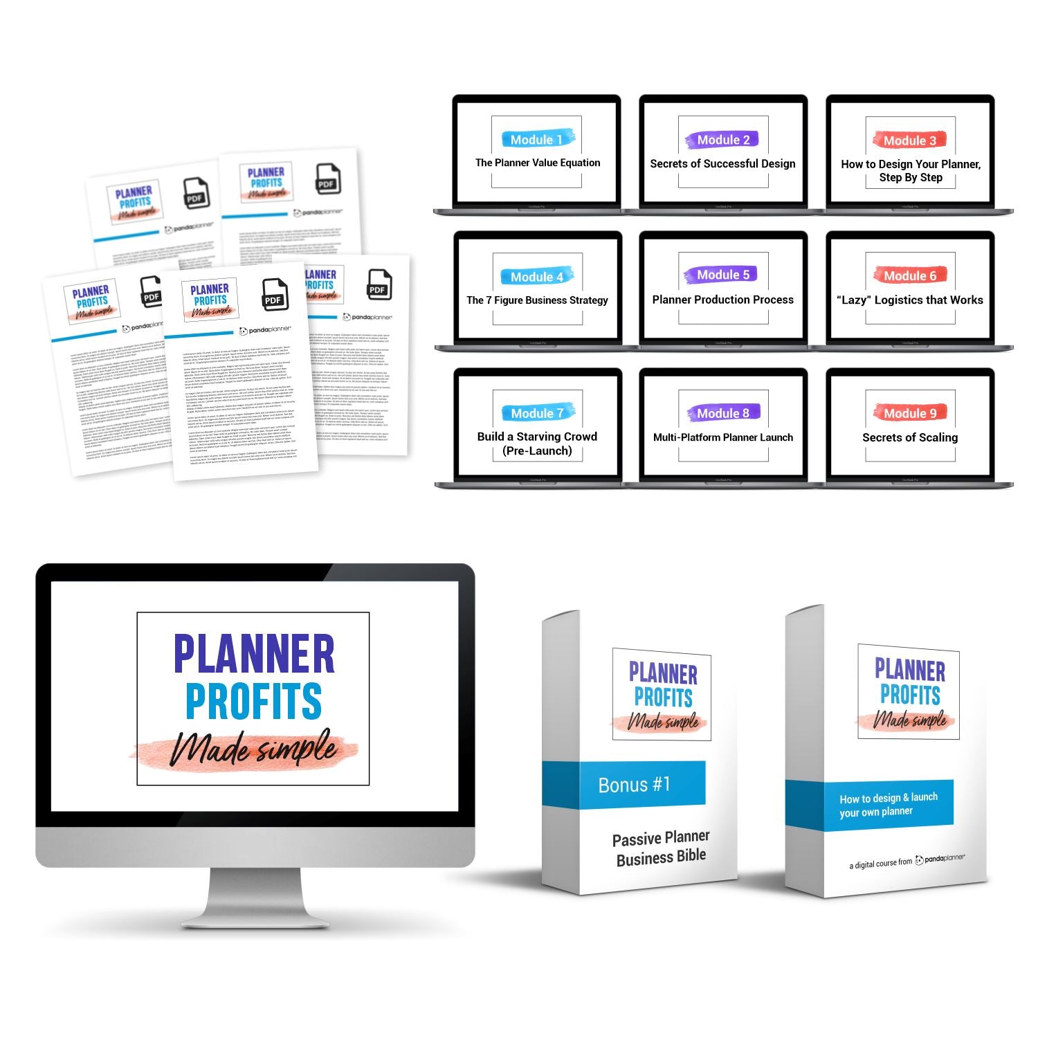 Planner Profits Made Easy Digital Course Panda Planner 