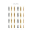 Habit Tracker Calendar – Scratch off Habit Tracker for Accountability & Building New Habits Habit Tracker Poster 16.5" x 24" 3 per Week 