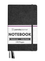 Cloth Hardcover Wide Ruled Notebook Journal